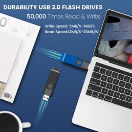 AGECASH USB Drive 2GB USB Flash Drive 10 Pack, Bulk USB 2.0 Thumb Drive Swivel Pendrive USB Memory Stick Jump Drive with 10PCS Lanyard & Lable, Multipack Zip Drive USB Key for Back to School Supplies