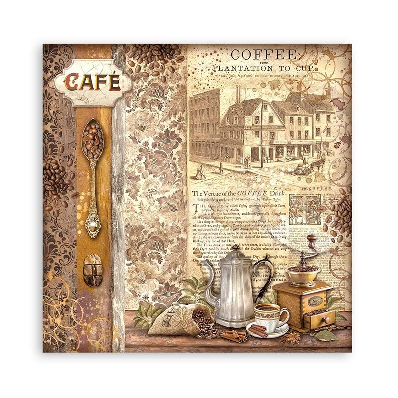 Stamperia Scrapbooking Pad 10 fogli cm 30,5 x 30,5 (12"