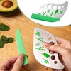 KOOLEVER Herb Stripper Tool 9-Hole Stainless Steel Herb Cutter, Herb