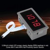 Digital Tachometer, 4 Digital LED Speed Meter, 10-9999RPM Measuring Range,