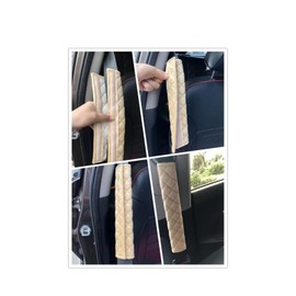 Safety Shoulder Belt Cover Car Accessories are soft and comfortable, 2 sets of seat belt cushions for kids and adults to protect shoulders and neck for pressure, impact (set of 2 / beige)