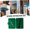 SEWACC 11pcs Damaged Screw Extractor Durable Broken Bolt Remover Kit