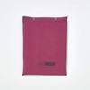 Homescapes 100% Egyptian Cotton Plain Plum Fitted Sheet Double 200