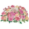Sanrio FA10-0 P1710 Floral Card with Glitter