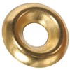 Hillman 1254#14 Brass Plated Countersunk Finishing Washer 48-Pack
