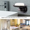 JiePai Suction Soap Dish Oil Rubbed Bronze,Super Powerful Vacuum Suction