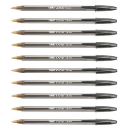 Bic 1.6mm Large Black Bold Ink Pen - 10 Pens