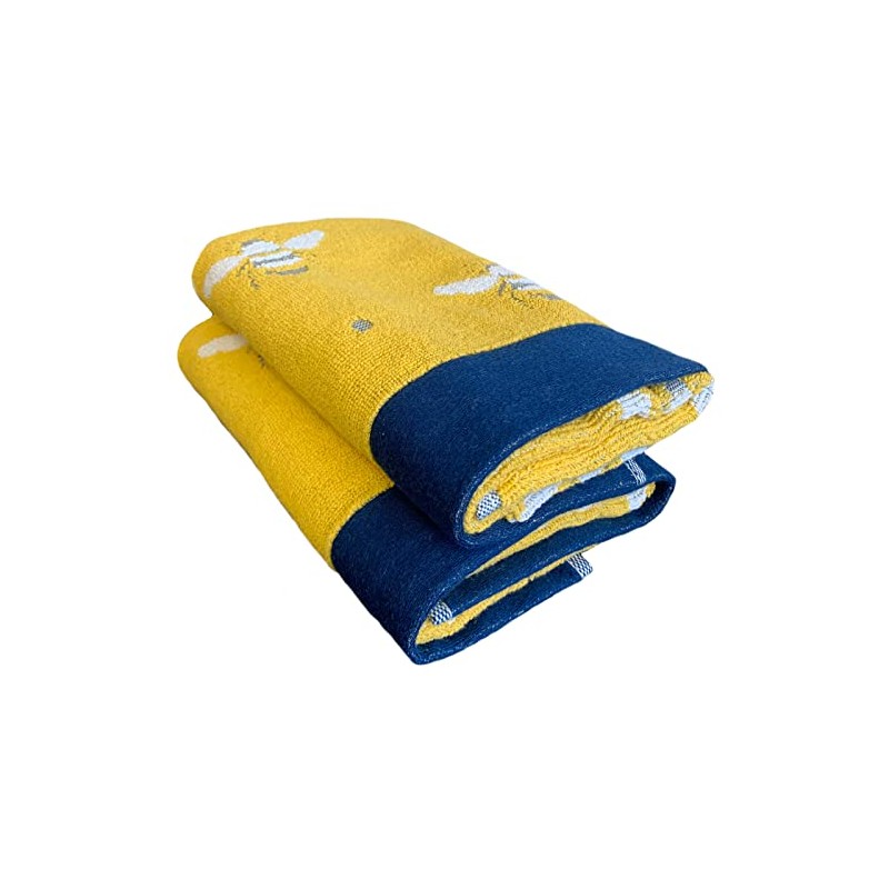 Sue Rossi 100% Turkish Cotton Hand Guest Towels, Pack Of