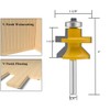 LEATBUY Tongue and Groove Flooring Router Bit Set 1/4-Inch Shank