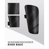 JAKO Unisex River Basic Shin Pads, Black, L