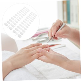 FRCOLOR 3 Sets Long Women Fake Nails Press Nails French Tip Stylish Design for Party