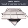 MASSLUNT Stainless Steel Manhole Cover and Frame 24x24, B Class