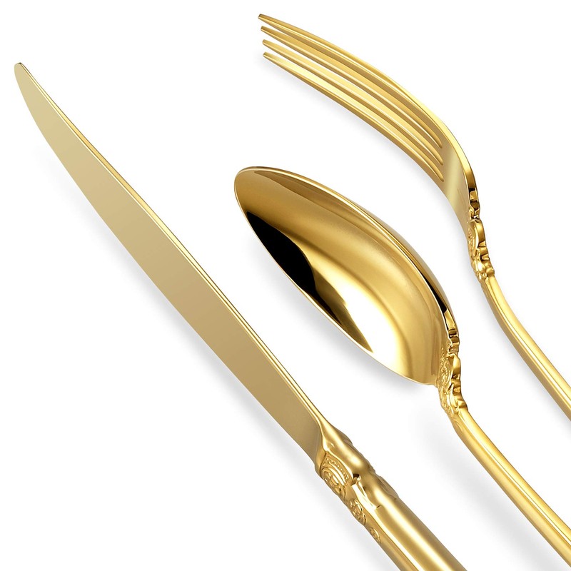 KEAWELL Luxury 20 Pieces 18/10 Stainless Steel Flatware set, Service