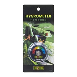 GEX EXOTERRA PT2466 Analog Hygrometer, Easy Installation, Reptile and Amphibian Humidity Management