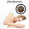 25cm Circular Iron Wall Clock with a Chalkboard Paint Centersheet