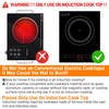 Thermochromic Silicone Induction Cooktop Protect Mat, 2 PCS Multifunctional Silicone