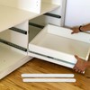 Angoily 2pcs Plastic Drawer Slides Full Extension Drawer Rails for