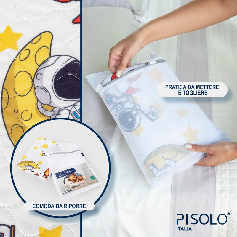 PISOLO Potty Training Mattress Protector, Super Absorbent 100% Waterproof Bed
