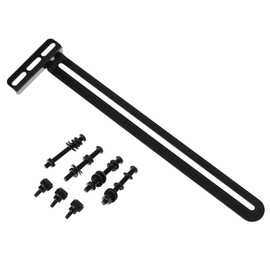 SANRLO PCI Side-Blown Graphics Card Cooling Fan Mount Bracket Holder, 21x1.8cm, Black, Desktop, Server