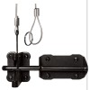 Nuvo Iron GLWHD Black Galvanized Steel Heavy Duty Gate Latch