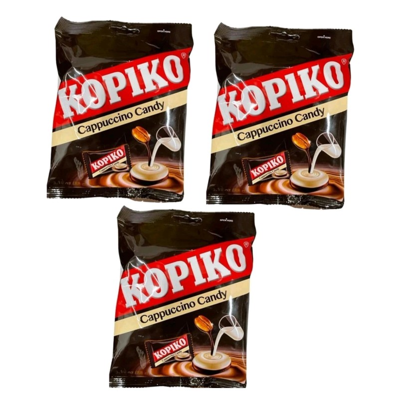 Kopiko Cappuccino Candy (Pack Of 3) Hard Coffee Candy
