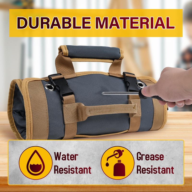 Tool Bag, Tool Bags for Men, Heavy Duty Tool Organizer,