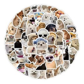 Stickers de Perros 100 Calcomanías Diferentes de Perros Chistosos Stickes de Memes