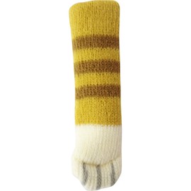 東洋ケース いす 脚カバー 騒音・傷防止 ねこあしのチェアソックス 4枚(椅子1脚分) ねこ(ちゃとら) CSK-NA-02