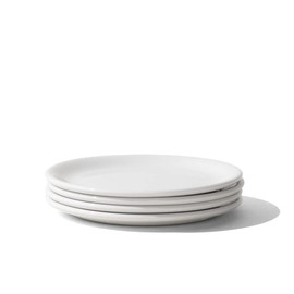 Made In Cookware - Set of 4 - Bread and Butter Plates - White - Porcelain - Crafted in England