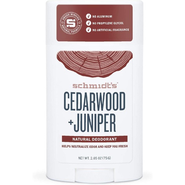 Schmidt's Deodorant - Natural Deodorant Cedarwood + Juniper - 2.65 oz. by Schmidt's Deodorant