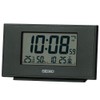 Seiko Clock SQ790K Table Clock, Black Metallic, Body Size: 3.1