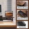 Fenge Dual Monitor Stand, 2 Tiers Monitor Riser for Desk,