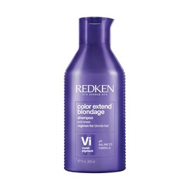 REDKEN - Shampoo Color Extend Blondage | Shampoo Morado para Cabello Rubio | Neutraliza los Tonos Amarillos y Naranjas, para un Rubio Más Frío y Vibrante | Pigmentos Violetas y Ácido Cítrico | 300ml