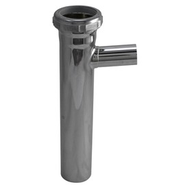 Plumb Pak PP20225 Dishwasher Branch Tailpiece, 1-1/2-8 in, 3/4 in Sweat, Satin Nickel