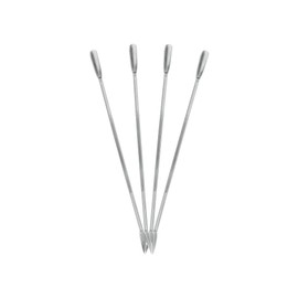 Metaltex 18 cm Stainless Steel Lobster Shellfish Forks, Set of 4, Silver