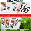 Qualirey 12 Pcs Outdoor Gopher Trap Easy Set Mole Trap