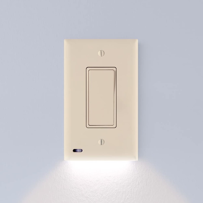 SnapPower 3 Pack SwitchLight - LED Night - for Single-Pole
