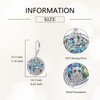 Grmdit Abalone Shell Earrings for Women 925 Sterling Silver Dragonfly/Bird/Tree