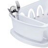 Tribello Sink Dish Drying Rack, Large Heavy Duty Hard Plastic