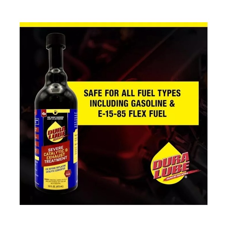 Dura Lube Catalytic Converter Cleaner, Exhaust Treatment Emissions Addititve, 16