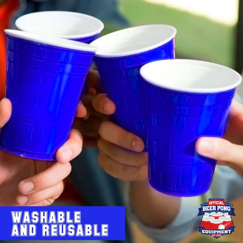 Generique - 20 blue US-style plastic cups