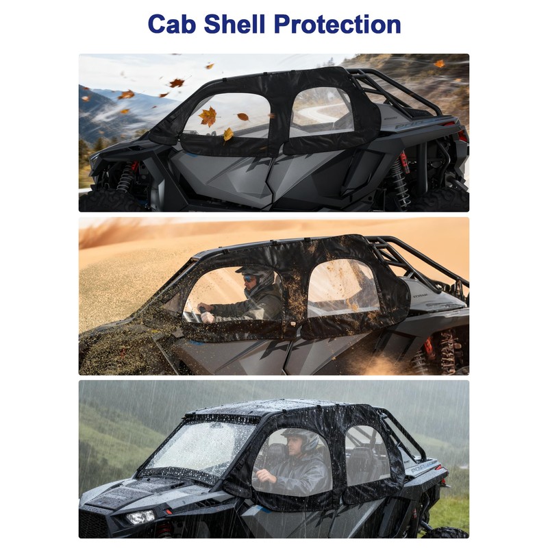 ZIDIYORUO Soft Upper Doors for Polaris RZR XP 4 1000