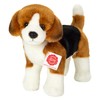Teddy Hermann 91991 Beagle Standing Cuddly Toy with Recycled Filling