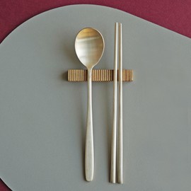 Notdam Bangjja Yugi Organic Spoon for 1 person / 놋담 방짜유기 유기수저 1인