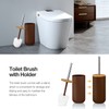 6 Pcs Bamboo and Plastic Bathroom Accessories Sets, Includes Toothbrush