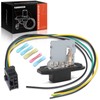 A-Premium HVAC Blower Motor Resistor with Wire Harness Kit Compatible