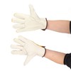 Garden Cowhide Gloves Puncture Proof Wearproof Full Finger Leather Gloves