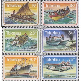 Tokelau 84-89 (complete.issue.) unmounted mint/never hinged ** MNH 1983 Transport (Stamps for collectors) Seafaring/ships