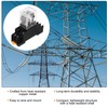 sourcing map 10Pcs DC 12V Electromagnetic Power Relay, 8-Pin 5A