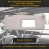 Dasbecan Gray Right Passenger Side Sun Visor Compatible with 2005-2010